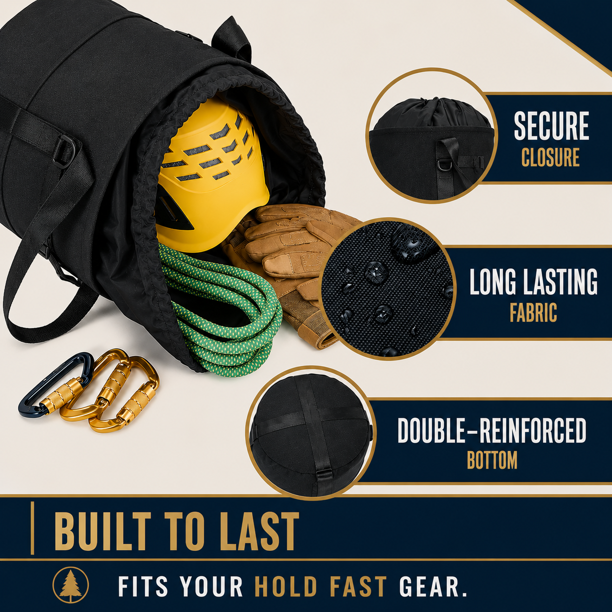 Hold Fast 35L Rope Bag